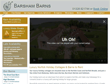 Tablet Screenshot of barshambarns.co.uk